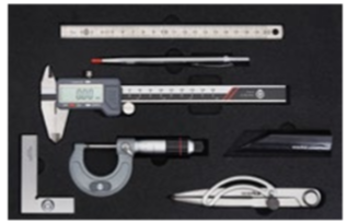 MEASURING TOOLS SET-7PCS/SET 2701-7D