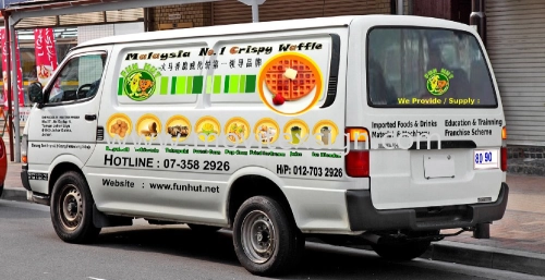 Van Advertising for Franchise Delivery      V03 (click for more detail)