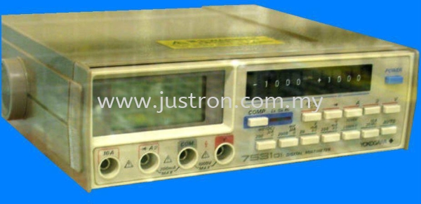 Yokogawa 753101 Digital Multimeter Yokogawa Johor Bahru, JB, Malaysia Supply Supplier Suppliers | Justron Technology Sdn Bhd