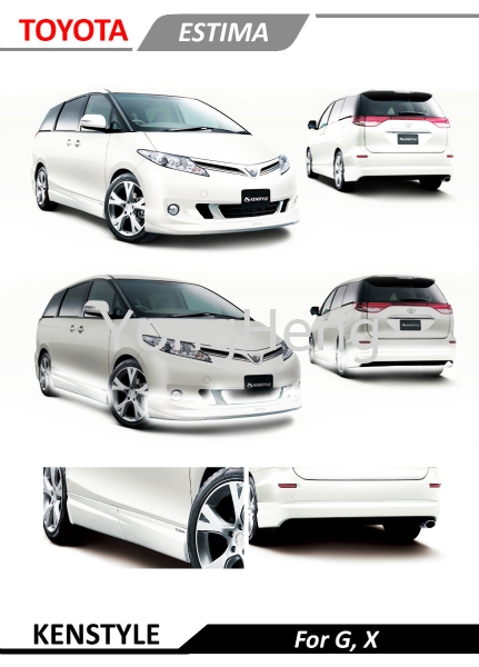 Toyota Estima 2009 Kenstyle For G/X Toyota Estima  Toyota  Johor Bahru JB Malaysia Supplier, Wholesaler | Yong Heng Autoparts & Styling Sdn Bhd
