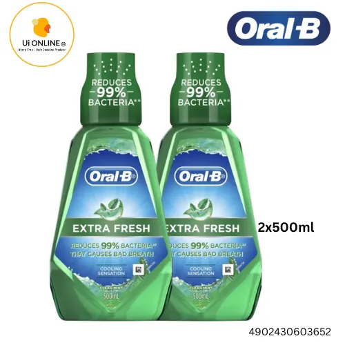 Oral-B Extra Fresh Mouthwash (500ml X 2) *3652