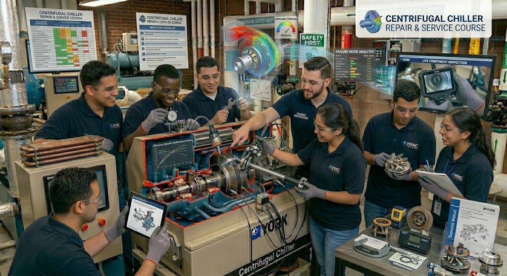Centrifugal chiller repair and service course