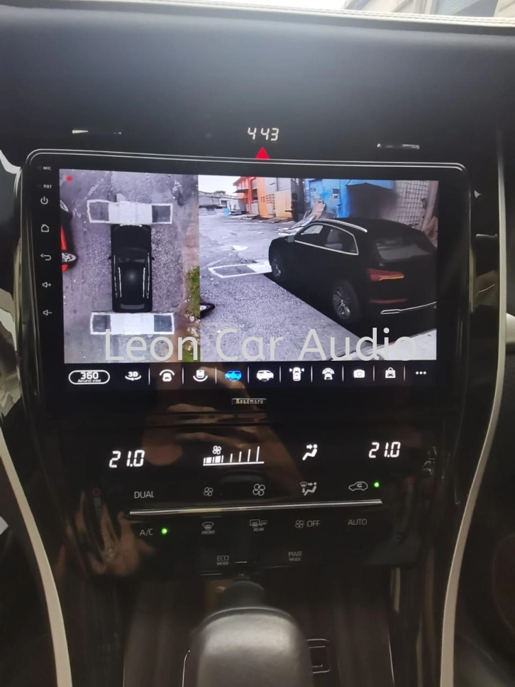 Toyota Harrier ZSU60 OEM 10" android wifi gps 360 camera player