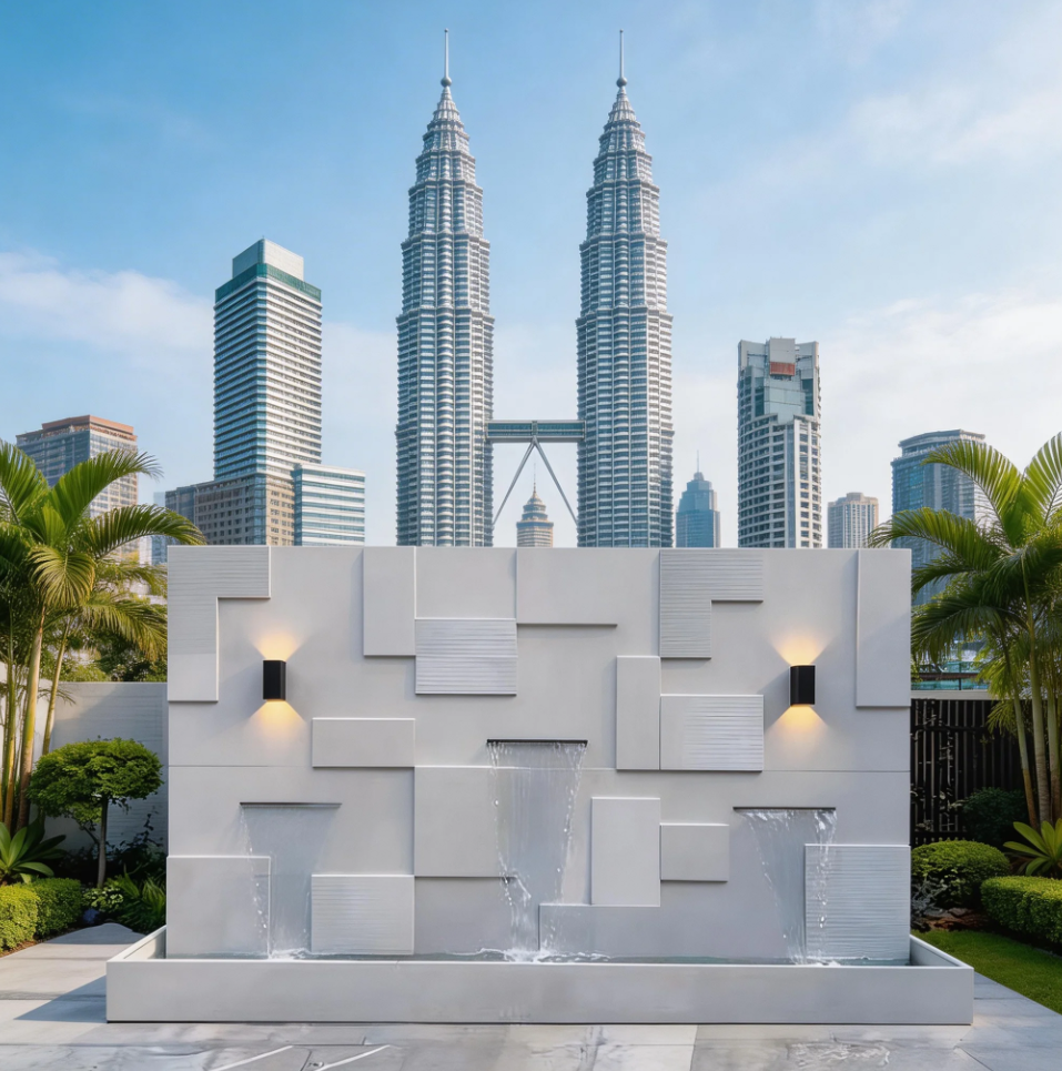 High End Landscape Water Fountain Malaysia 马来西亚高端景观喷泉 Air Pancut Landskap Mewah di Malaysia
