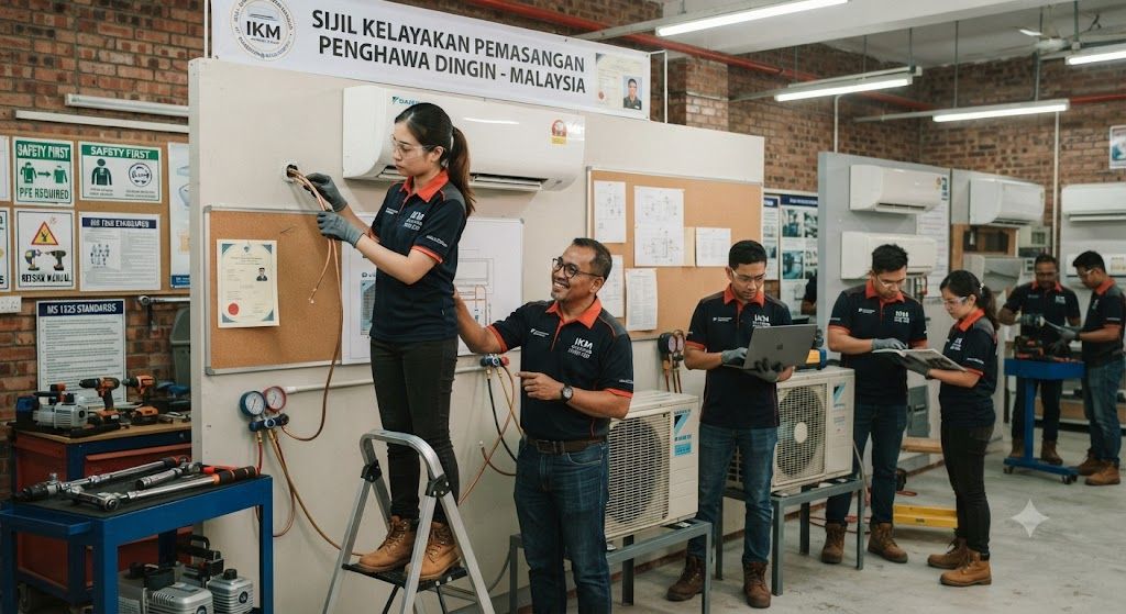 Air conditioning installation certification Malaysia