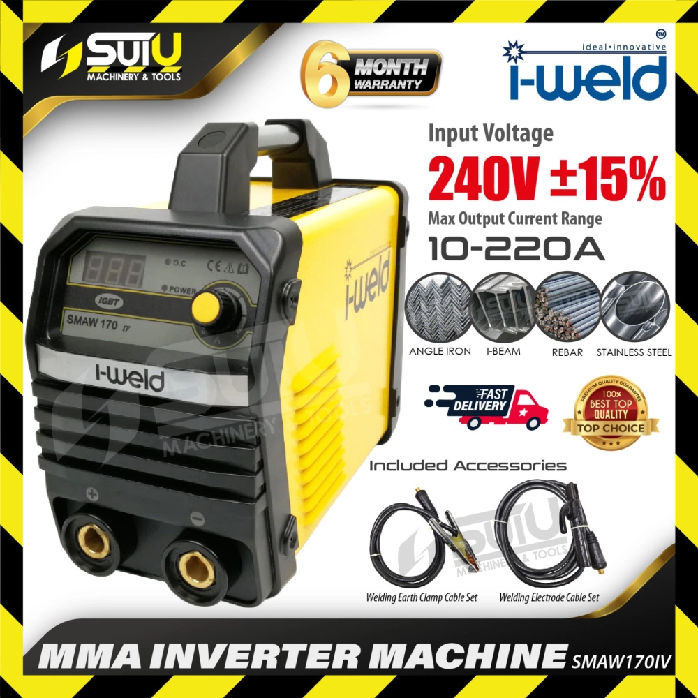 I-WELD SMAW170IV MMA Inverter Machine / Welding Machine