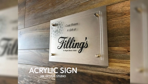 Acrylic sign