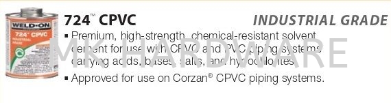 724 CPVC SOLVENT CEMENT Selangor, Malaysia, Kuala Lumpur (KL), Puchong ...