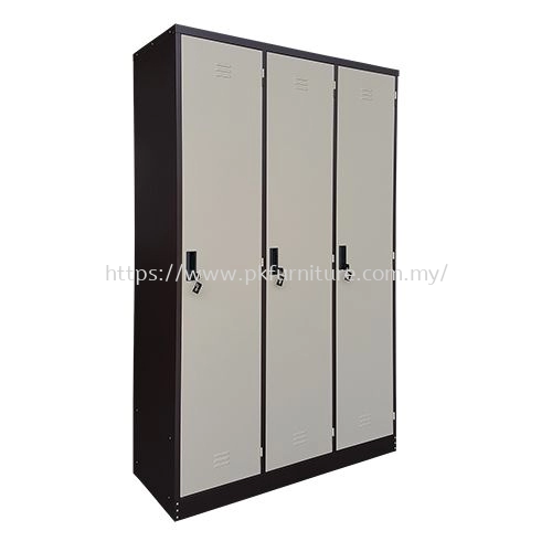 STEEL LOCKER - PK-SL-8-15-G1 - 3 COMPARTMENT STEEL LOCKER