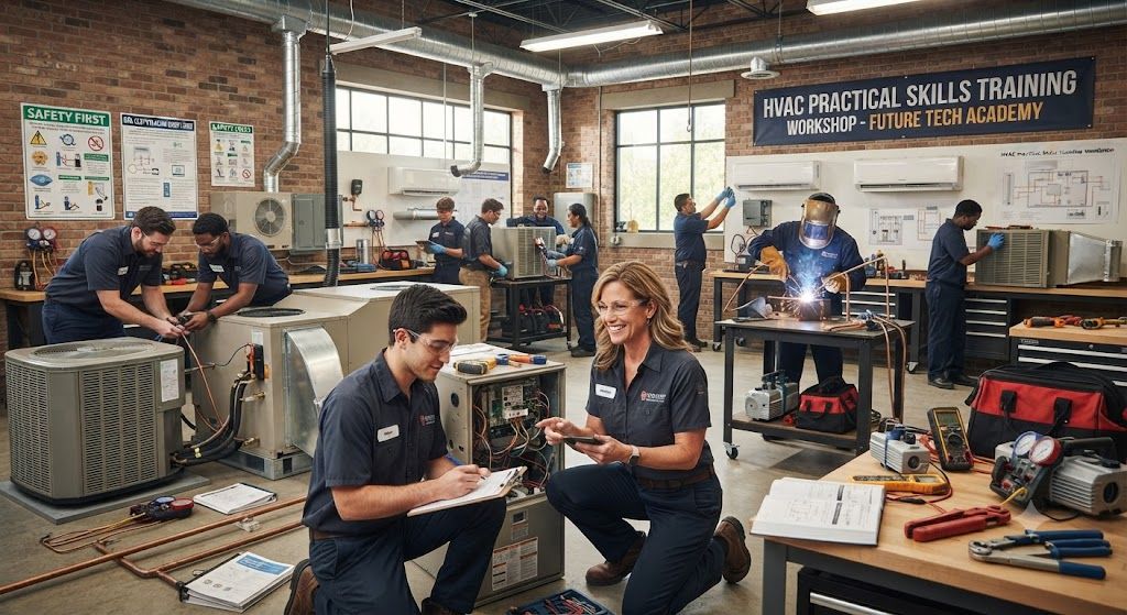 HVAC practical installation workshop