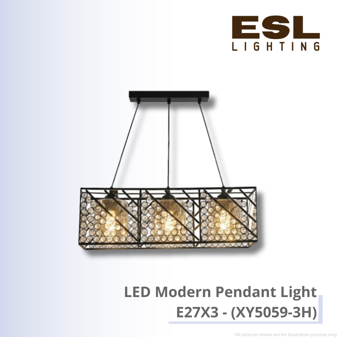 LED Modern Pendant Light E27X3 - XY5059-3H