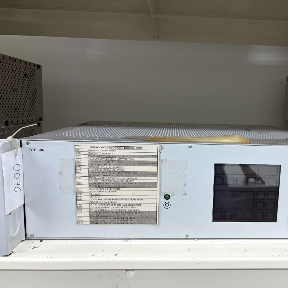 PFEIFFER VACUUM TCP600 Turbomolecular Pump Controller | Used, Refurbished & Repair Service