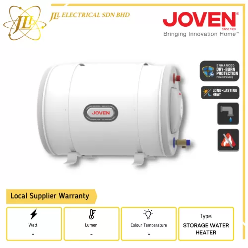 JOVEN JSH35 35LITRES HORIZONTAL STORAGE WATER HEATER 