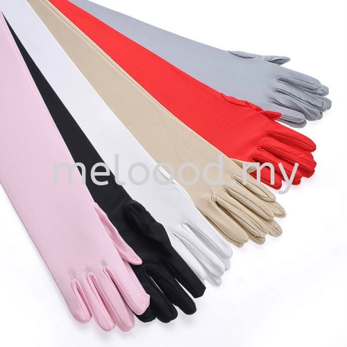 52cm Satin Extra Long Glove