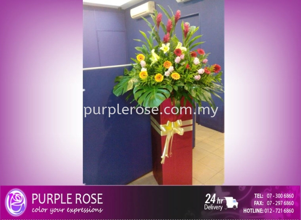 Grand Opening Stand-21 (SGD72) Opening Ceremony Johor Bahru (JB), Malaysia, Singapore Supply, Supplier, Delivery | Purple Rose Florist & Gifts