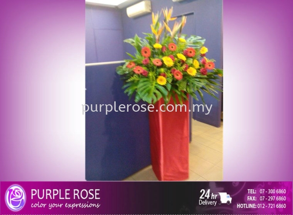 Grand Opening Stand-20 (SGD80) Opening Ceremony Johor Bahru (JB), Malaysia, Singapore Supply, Supplier, Delivery | Purple Rose Florist & Gifts