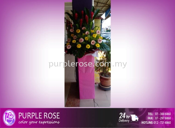 Grand Opening Stand-25 (SGD60) Opening Ceremony Johor Bahru (JB), Malaysia, Singapore Supply, Supplier, Delivery | Purple Rose Florist & Gifts