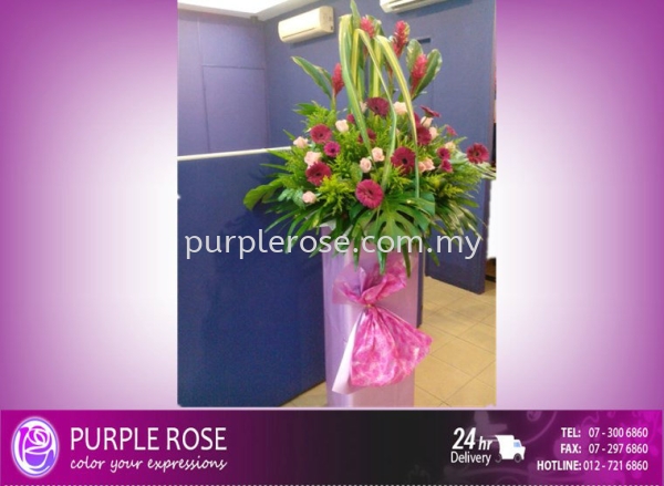 Grand Opening Stand-23 (SGD60) Opening Ceremony Johor Bahru (JB), Malaysia, Singapore Supply, Supplier, Delivery | Purple Rose Florist & Gifts