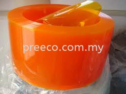 PVC Curtain Strip Yellow/ Orange (Anti-Insect)