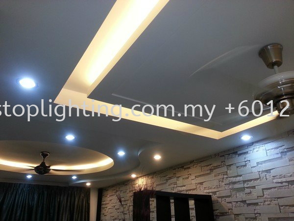  Plaster Ceiling Taman Ungku Tun Aminah Johor Bahru JB Skudai Renovation | One Stop Lighting & Renovation