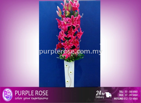 Vase Arrangement Set 38(SGD88) Vase Arrangement Johor Bahru (JB), Malaysia, Singapore Supply, Supplier, Delivery | Purple Rose Florist & Gifts