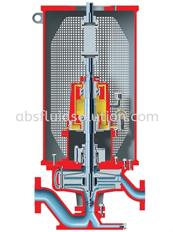 HWMA2 ISO 13709/API 610 (OH3) Vertical In-line, Low-Flow, High-Head Overhung API Process Pump