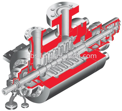 BP ISO 13709/API 610 (BB5) Diffuser Casing, Multistage, Process Barrel Pump