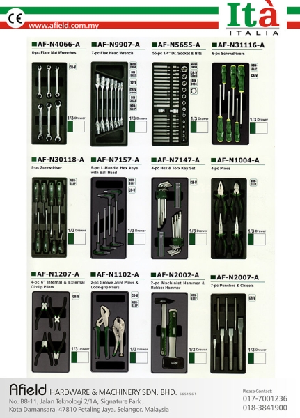 ita_7-drawer roller cabinet3 Tools Carts / Tools Cabinet Malaysia, Petaling Jaya (PJ), Selangor. Supplier, Suppliers, Supply, Supplies | Afield Hardware & Machinery Sdn Bhd