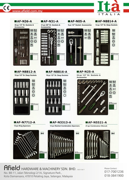 ita_7-drawer roller cabinet2 Tools Carts / Tools Cabinet Malaysia, Petaling Jaya (PJ), Selangor. Supplier, Suppliers, Supply, Supplies | Afield Hardware & Machinery Sdn Bhd