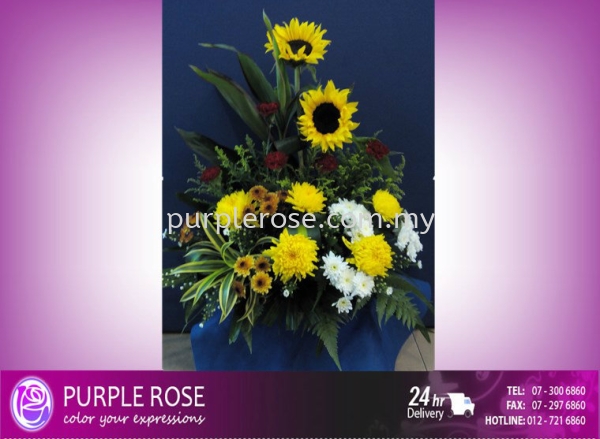 Table Arrangement Set 02(SGD68) Table Arrangement Johor Bahru (JB), Malaysia, Singapore Supply, Supplier, Delivery | Purple Rose Florist & Gifts