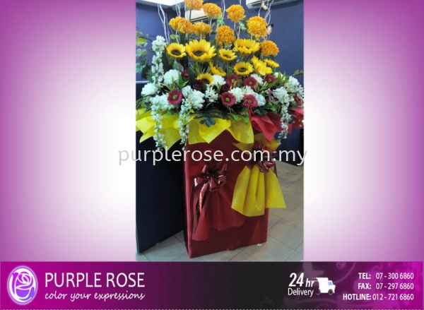 Grand Opening Stand-55 (SGD276) Opening Ceremony Johor Bahru (JB), Malaysia, Singapore Supply, Supplier, Delivery | Purple Rose Florist & Gifts