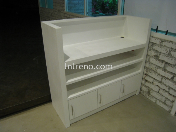 Service Station with white wash finish (FREE QUOTATION) Condiment Bar / Service Station Petaling Jaya (PJ), Selangor, Kuala Lumpur (KL), Malaysia. Design, Renovation, Decoration | LNL Reno Enterprise