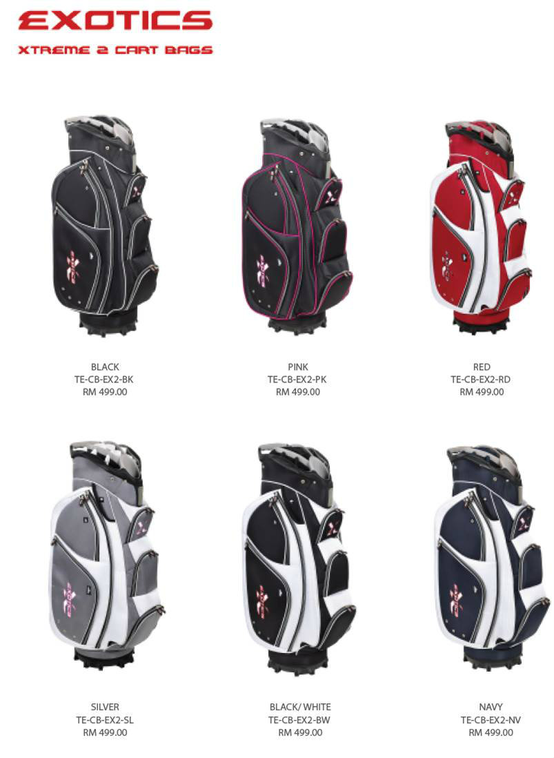 TourEdge Exotics Xtreme 2 Cart Bags