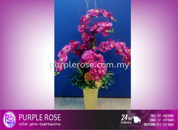 Vase Arrangement Set 65(SGD80) Vase Arrangement Johor Bahru (JB), Malaysia, Singapore Supply, Supplier, Delivery | Purple Rose Florist & Gifts