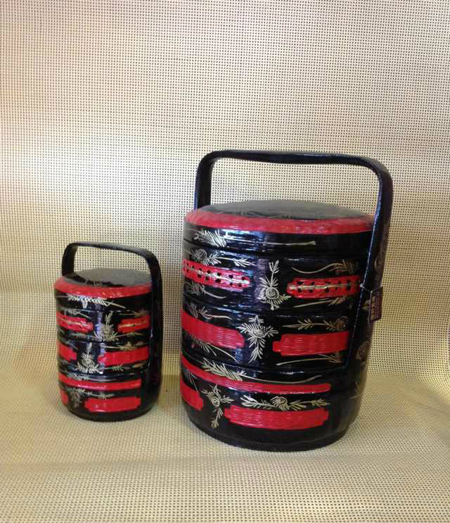 BAS 150，151 ( 6"&12") - TRIPLE DECKER HOKKIEN BASKET