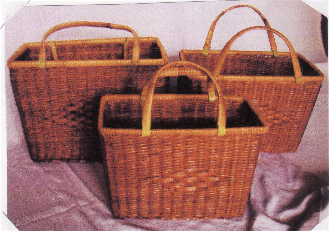 BAS 006 - RATTAN BASKET S/3