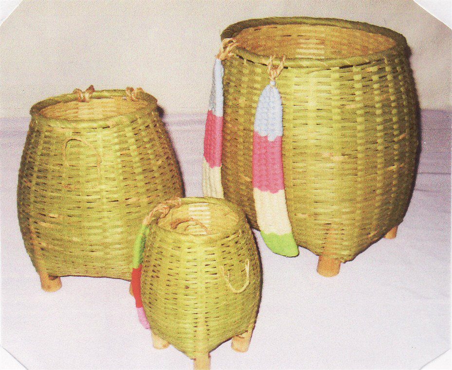 BAS 007 - RATTAN BASKET S/3