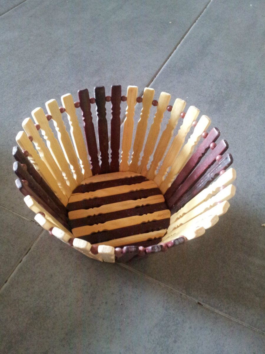 BAS 133 - 7" BAMBOO BOWL ( HIGH )