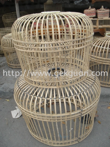 CAG 008 - CHICKEN CAGE (BAMBOO) XL - S/2