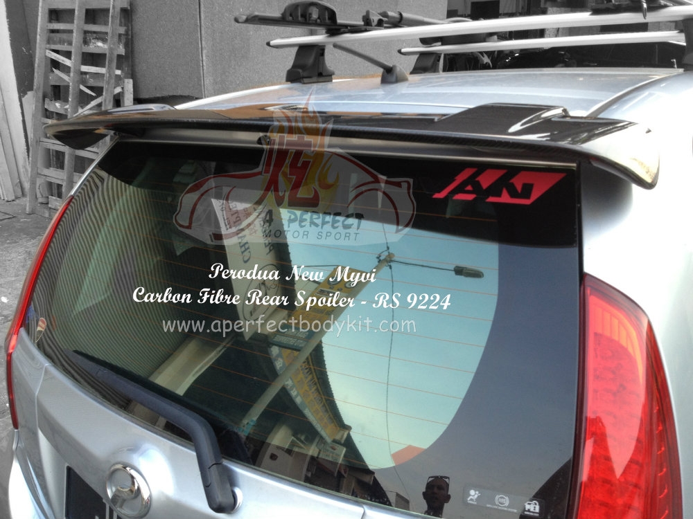 Perodua New Myvi Carbon Fibre Rear Spoiler Myvi Perodua Johor Bahru Jb Malaysia Body Kits A Perfect Motor Sport