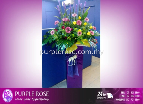 Grand Opening Stand-74 (SGD48) Opening Ceremony Johor Bahru (JB), Malaysia, Singapore Supply, Supplier, Delivery | Purple Rose Florist & Gifts