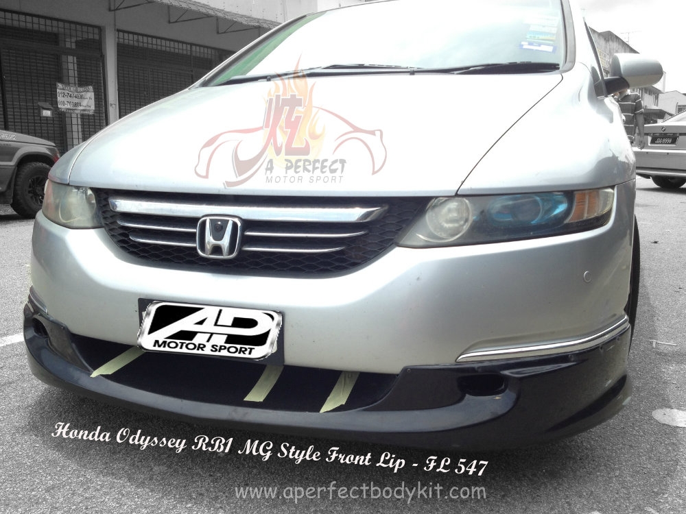 Honda Odyssey RB1 MG Style Front Lip Honda Johor Bahru JB Malaysia Body ...