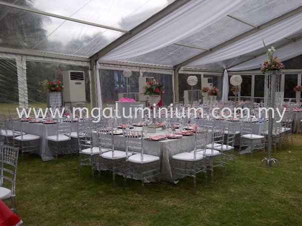  Aluminium Marquee Tent Johor Bahru (JB), Johor. Design, Installation, Supply | MG Aluminium & Glass Works