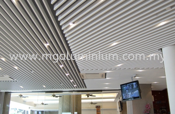  Aluminium Ceiling Johor Bahru (JB), Johor. Design, Installation, Supply | MG Aluminium & Glass Works