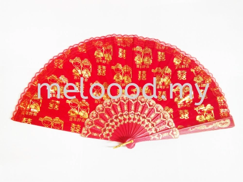 Wedding Couple Lace Fan - 2073