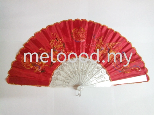 Wedding Dragon Phoenix Fan - 2074