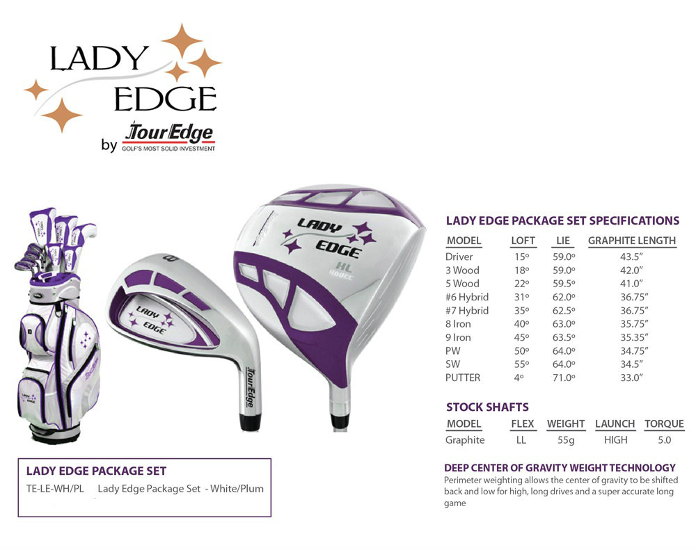 TourEdge Lady Edge Complete Set