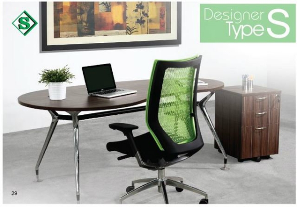 Designer Type S Office Table - S Series Malaysia, Selangor, Kuala Lumpur (KL), Puchong Supplier, Suppliers, Supply, Supplies | Kenwei Office System Sdn Bhd