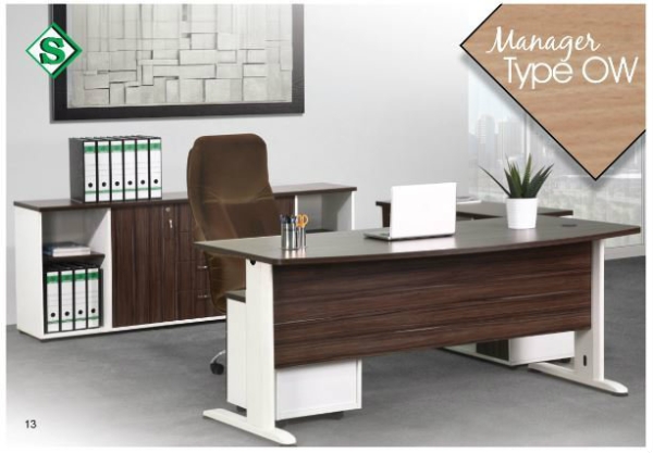 Manager Type OW1 Office Table - S Series Malaysia, Selangor, Kuala Lumpur (KL), Puchong Supplier, Suppliers, Supply, Supplies | Kenwei Office System Sdn Bhd