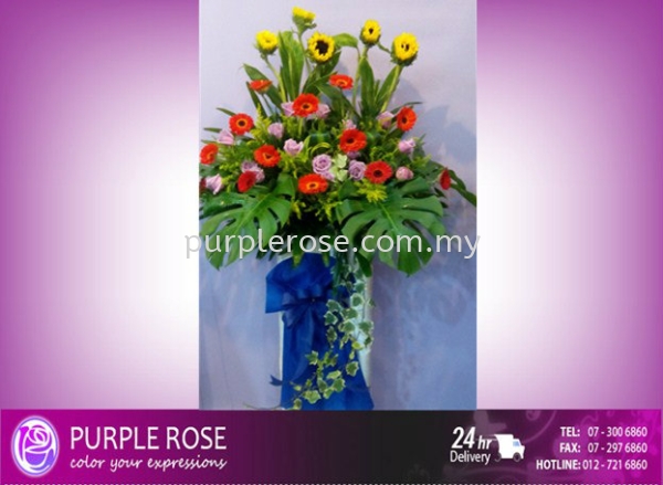 Grand Opening Stand-92 (SGD76) Opening Ceremony Johor Bahru (JB), Malaysia, Singapore Supply, Supplier, Delivery | Purple Rose Florist & Gifts